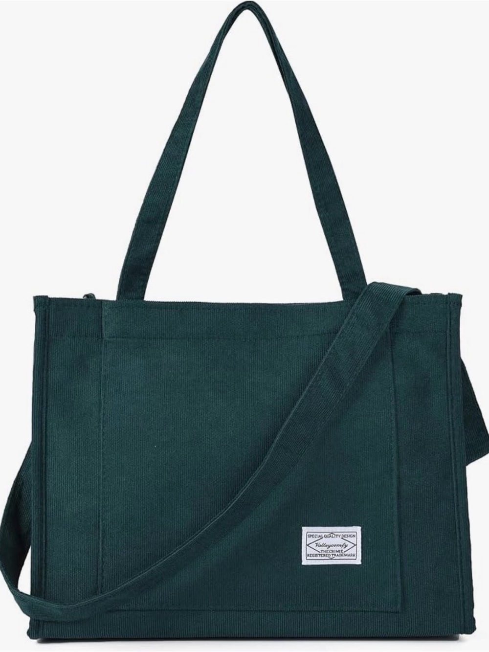 Corduroy tote bag